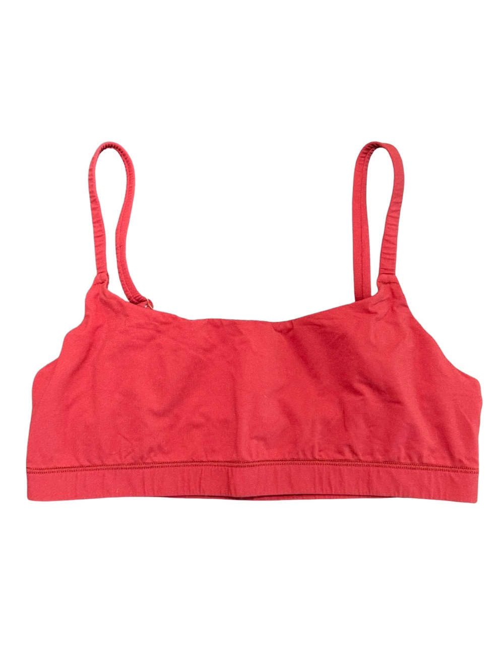 Skims Fits Everybody Scoop Bralette Deep Red
